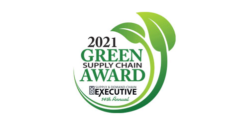2021 green supply chain award logo