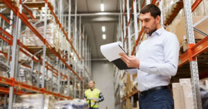 workers in a warehouse