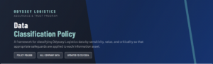 data classification policy