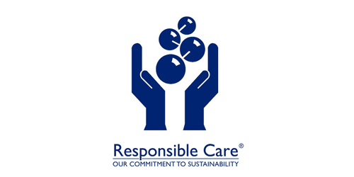 responsible care logo in blue